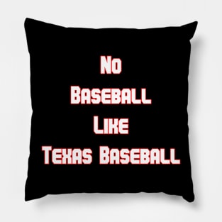 Texas baseball Pillow