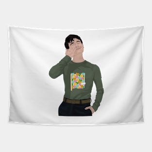 Connor Franta Hearts Tapestry