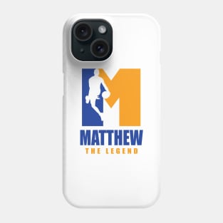 Matthew Custom Player Basketball Your Name The Legend Phone Case