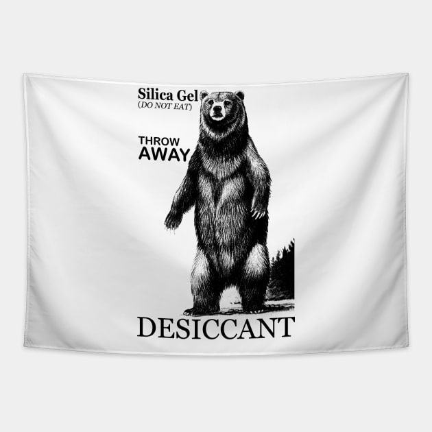 Silica Gel Bear Tapestry by giovanniiiii