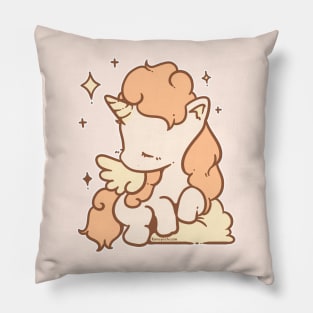 Soft Unicorn (Honey Orange) Pillow