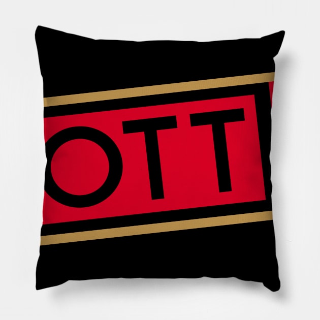 OTT Ticket Pillow by CasualGraphic