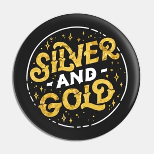 Silver and Gold Pin