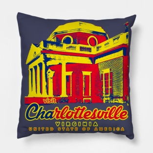 visit Charlottesville, USA Pillow