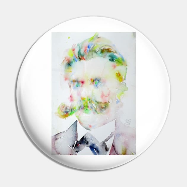 FRIEDRICH NIETZSCHE watercolor portrait .7 Pin by lautir