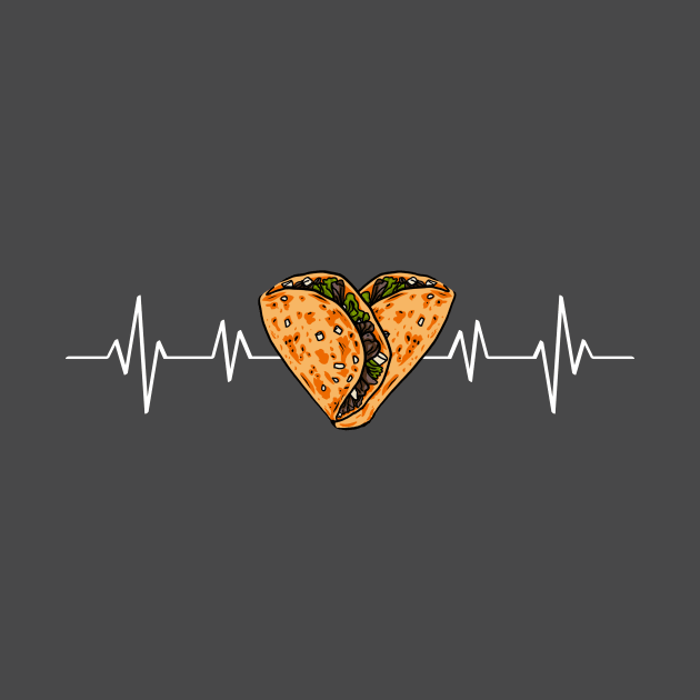 Tacos In A Heartbeat Heart by DesignArchitect