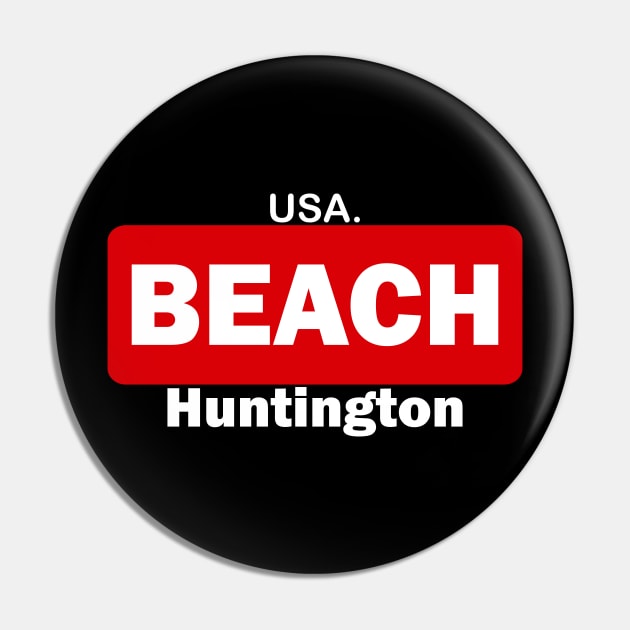 Huntington Beach California gift Pin by UranusArts