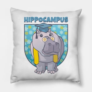 Hippocampus College Hippo Pillow