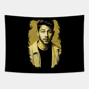 Nick Jonas Vexel Art Tapestry