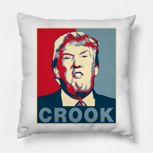 Crook Trump Poster Pillow