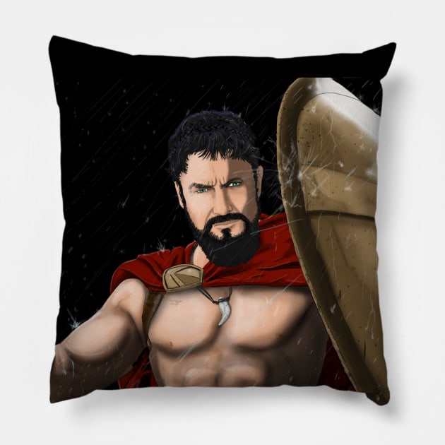 Leonidas Molon Labe Pillow by Deadpoolinc