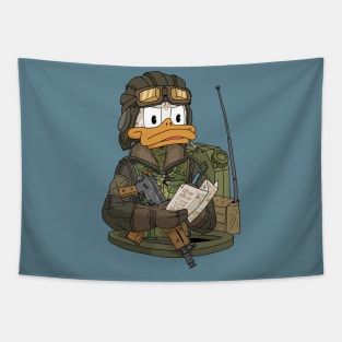 Tanker duck, AK47. Tapestry