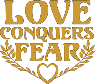 Love Conquers Fear Magnet