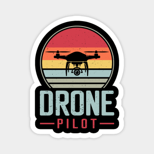 Drone Pilot Retro Vintage Drone Racing Magnet