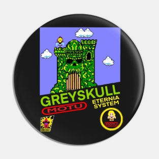 Grey Skull Game Pin