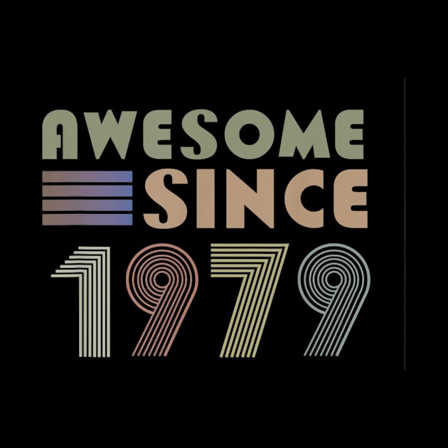 40th Birthday Gift Awesome Since 1979 Men Women kids by bummersempre66