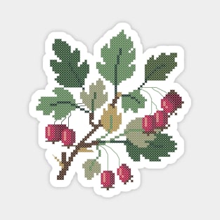 Missouri State Flower Hawthorn Magnet