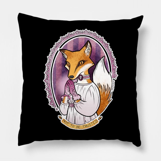 Forbidding Foxglove Pillow by Raven's Random