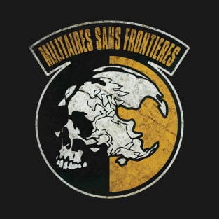 Militaires Sans Frontières (Distressed) - Metal Gear Solid T-Shirt