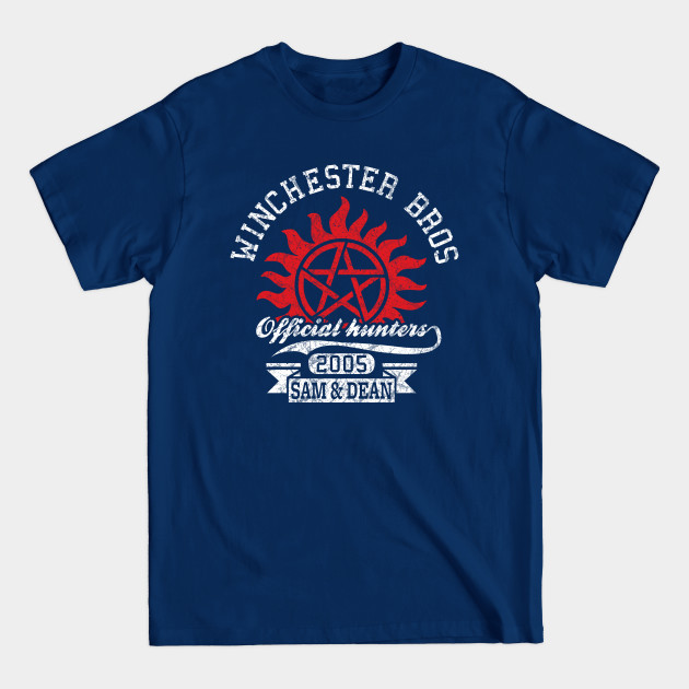 Disover Winchester bros official hunters - Winchesters - T-Shirt