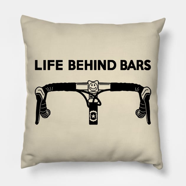 Life Behind Bars Bicycle Pillow by toyrand