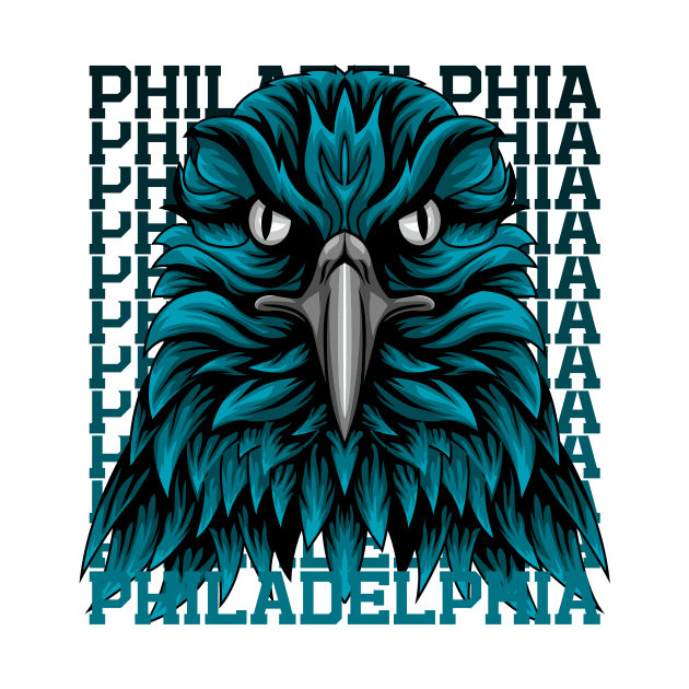 Philadelphia Eagles mascot by SHINIGAMII