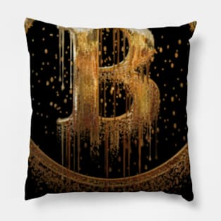 Bitcoin Design Pillow