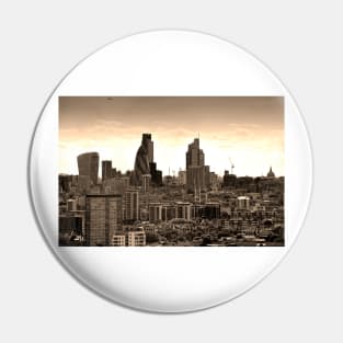 London Skyline Cityscape England Pin