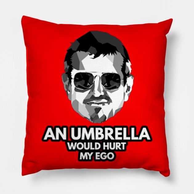 A Self-Conscious Guenther Steiner Pillow by Worldengine