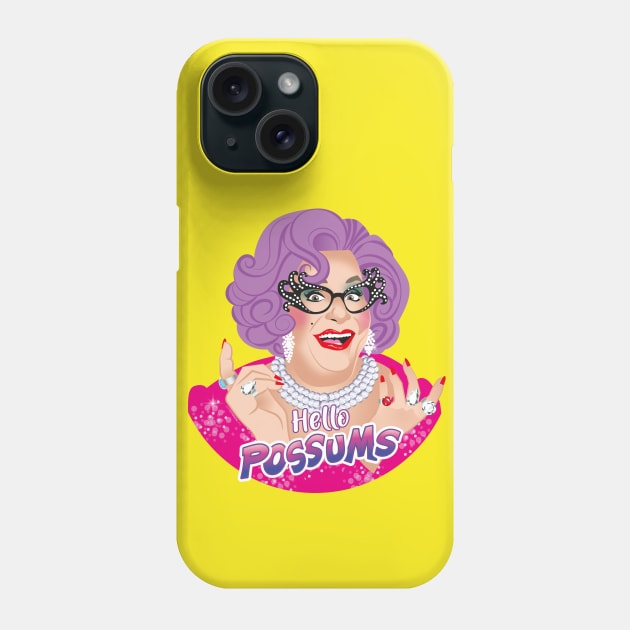 Possums! Phone Case by AlejandroMogolloArt