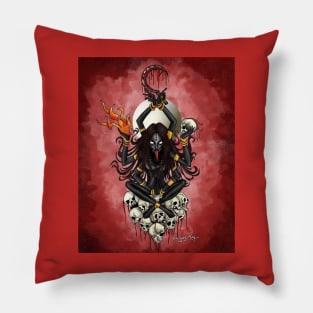 Kali - Shakti in all its fury Pillow