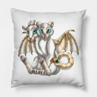 Chimera Cubs: Cream Lynx Point Pillow