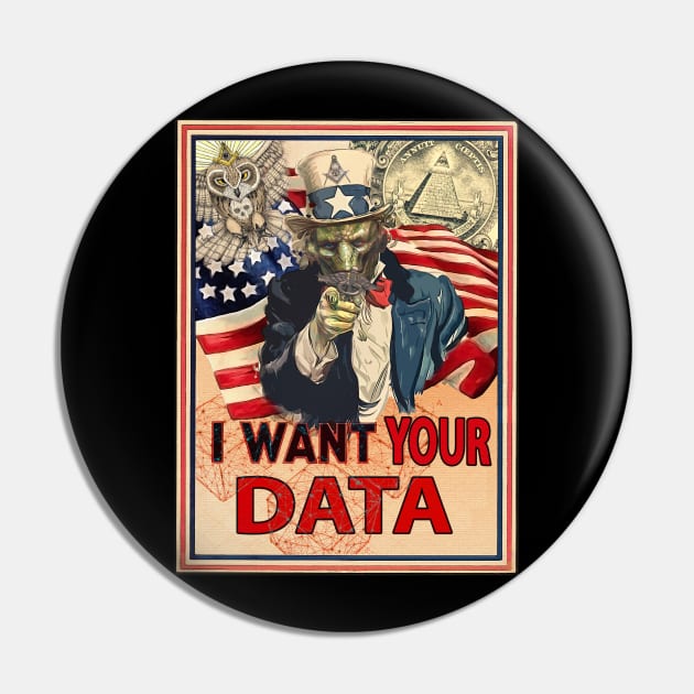 i want your data Pin by ElArrogante