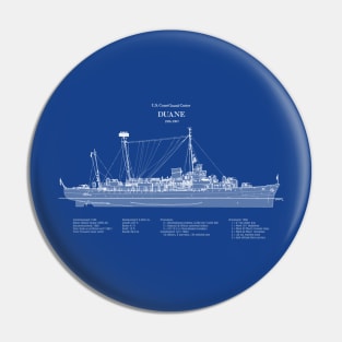 Duane wpg-33 United States Coast Guard Cutter - ABDpng Pin