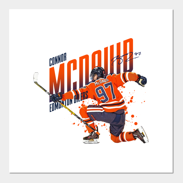 Connor McDavid for Edmonton Oilers fans 01 Digital Art by Kha Dieu Vuong -  Pixels