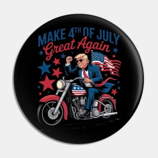 Make 4th Of July Great Again Pin
