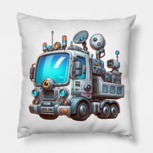 Futuristic Cyber Truck Pillow