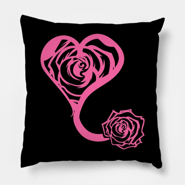 Love flower Pillow by Nana On Here