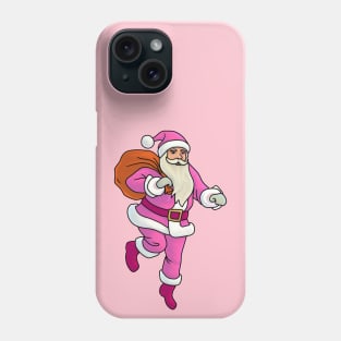 Retro Pink Santa Phone Case