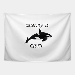 Captivity is cruel Tapestry