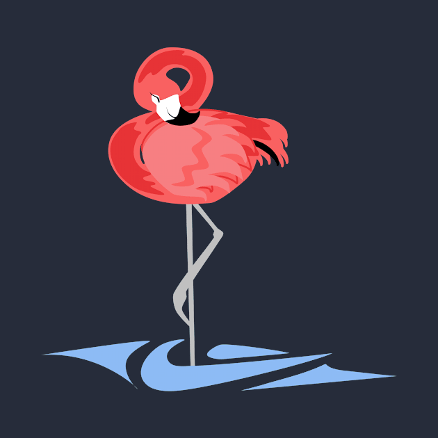 Pink Flamingo by LyddieDoodles