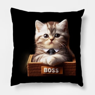 Irresistible Kitten CEO Pillow