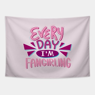 Fangirl Every Day PINK Tapestry