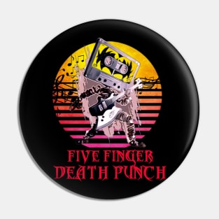 Five finger death punch vintage Pin