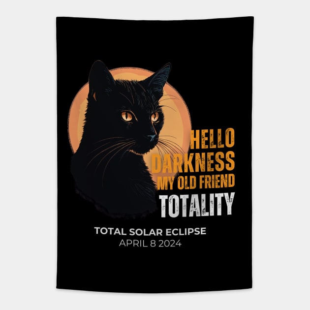 HELLO DARKNESS MY OLD FRIEND 2024 ECLIPSE Tapestry by Lolane