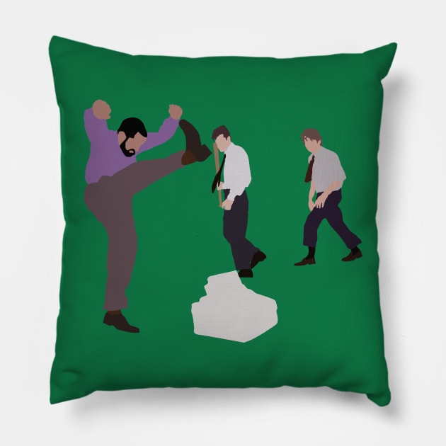 Office Space Pillow by FutureSpaceDesigns