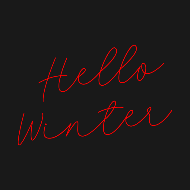 Hello Winter by Oh My Gift Art