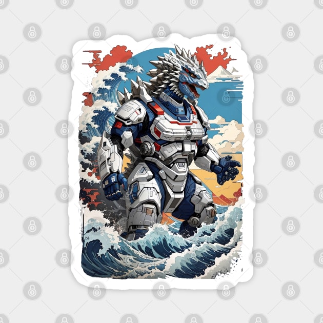 Godzilla Magnet by Kayano