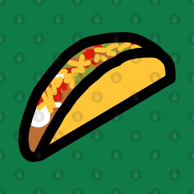 Favorite Food It is a Taco by ellenhenryart