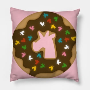 Donut Unicorn Sprinkles Pillow